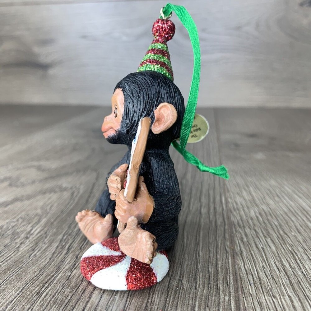 Danbury Mint The Baby Animal Ornaments  Chimpanzee - Picture 2 of 8